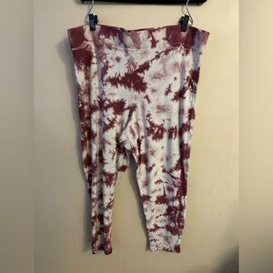 Torrid Tie-Dye fleece lined Leggings